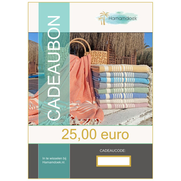 Cadeaubon 25,00 Euro 