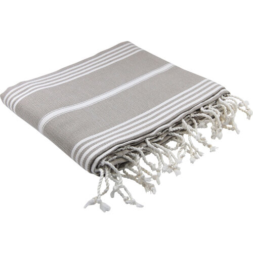 Hamamdoek Ottomania standaard Grijs - Beige