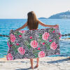 Dreamtowel Zebra flower beach 4