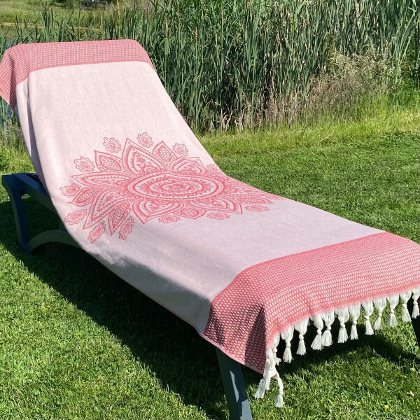 Hamamdoek Boho Samba red
