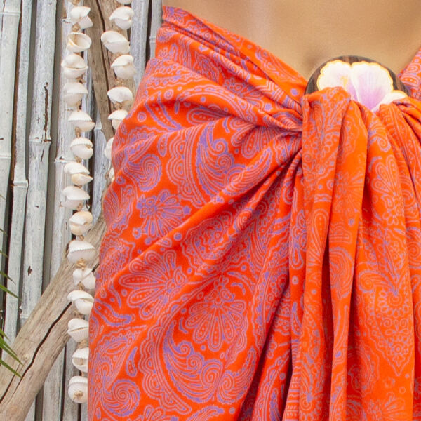 Bali batik Pareo met Gesp Vamos A la Playa