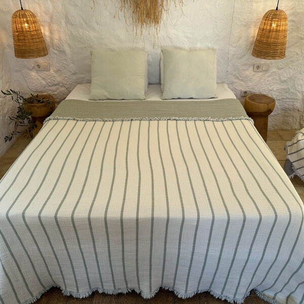 Bedsprei Tagesbett Mouseline Green