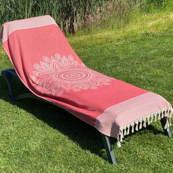 Hamamdoek Boho Samba red