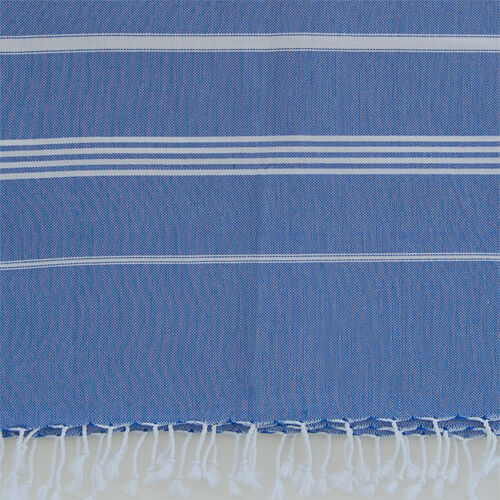 Hamamdoek Ottomania standaard Grieksblauw