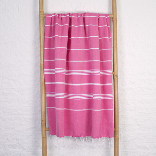 Hamamdoek Ottomania standaard Fuchsia