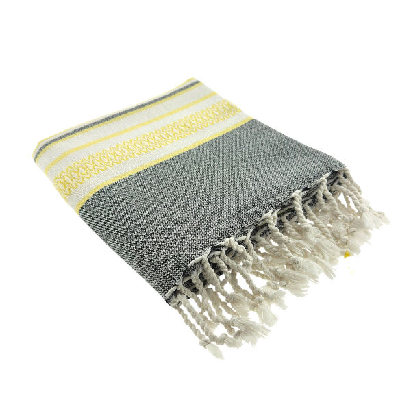 Hamamdoek Sea Me Black-Lemon