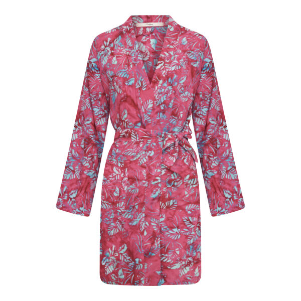 Long Kimono Balyy Batik Leaves