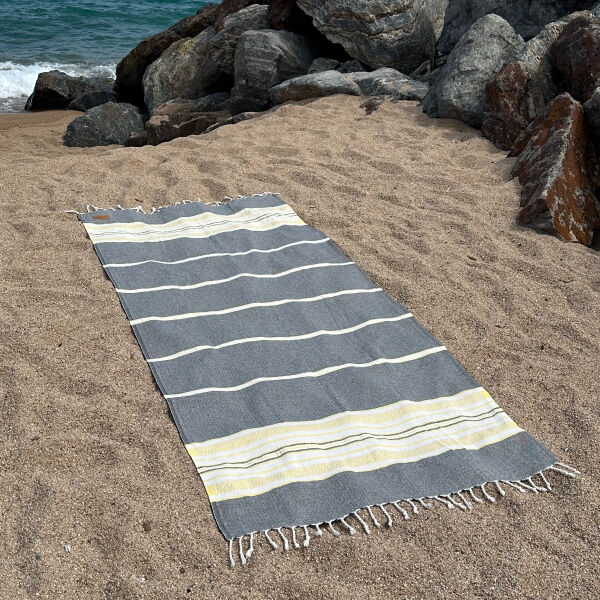 Hamamdoek Sea Me Black-Lemon