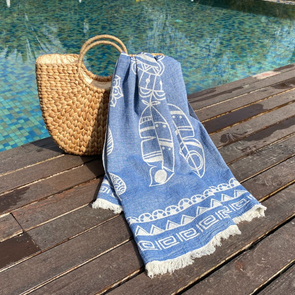 Hamamdoek Dreamcatcher Blue