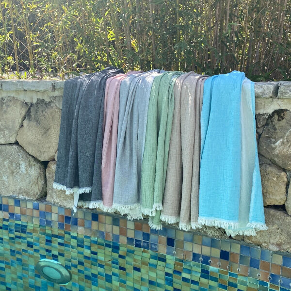 Hamamdoek Muslin Black