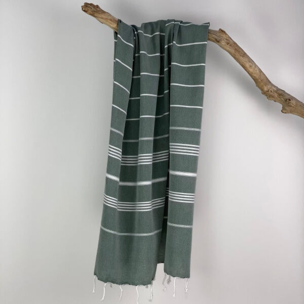 Hamamdoek Ottomania standaard Dennegroen