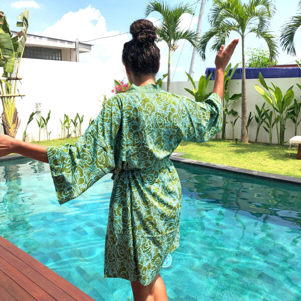 Short Kimono Freedom is Happiness