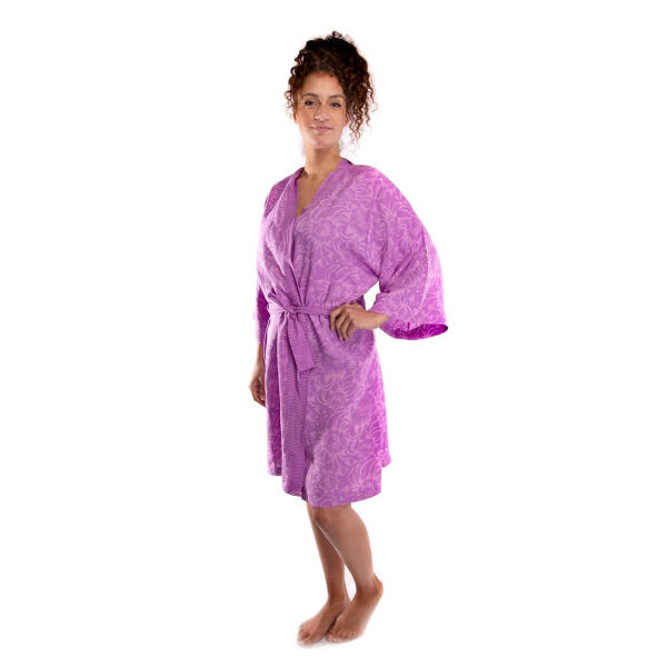 Short kimono Balyy Batik Lilac Flower