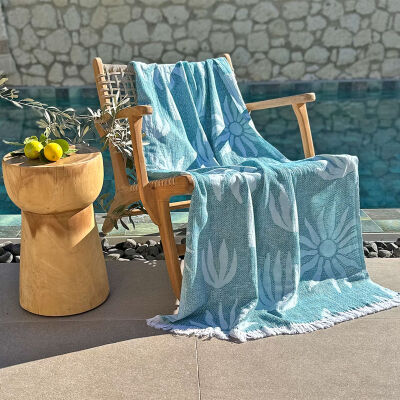 Hamamdoek Palm Beach Seagreen - Mint