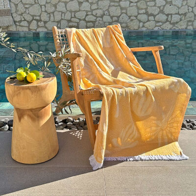 Hamamdoek Palm Beach Yellow - Yellow