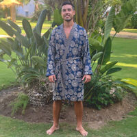 Badjas Kimono
Balyy batik
Aztec Blue