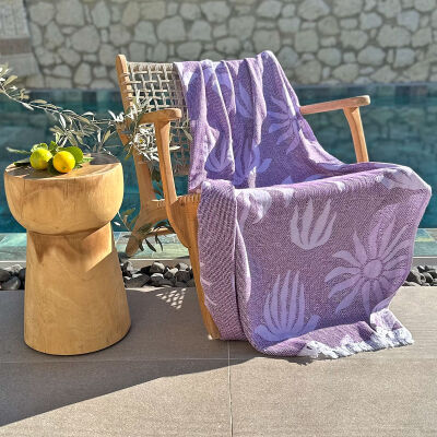 Hamamdoek Palm Beach Purple - Liliac