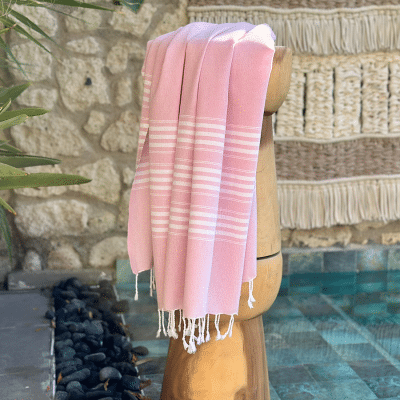 Hamamdoek Travel  Light Pink
