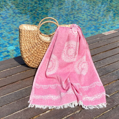 Hamamdoek Bohemia Pink