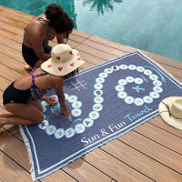Hamamdoek
Sun & Fun Game Towel
Blue